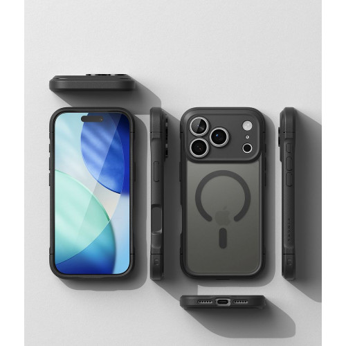 Ringke Fusion Bold Magnetic Magsafe Iphone 17 Pro / 18 Pro Matte Smoke, view 6