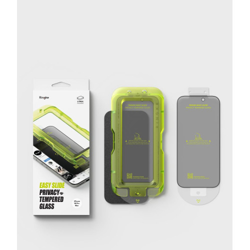 SzkŁo PrywatyzujĄce Ringke Easy Slide 2-pack Iphone 18 Pro Max Privacy, pohled 6