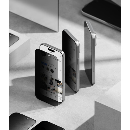 SzkŁo PrywatyzujĄce Ringke Easy Slide 2-pack Iphone 18 Pro Privacy, όψη 5