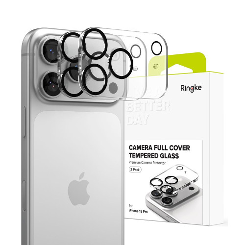 OsŁona Aparatu Ringke Camera Full Cover 2-pack Iphone 18 Pro Black