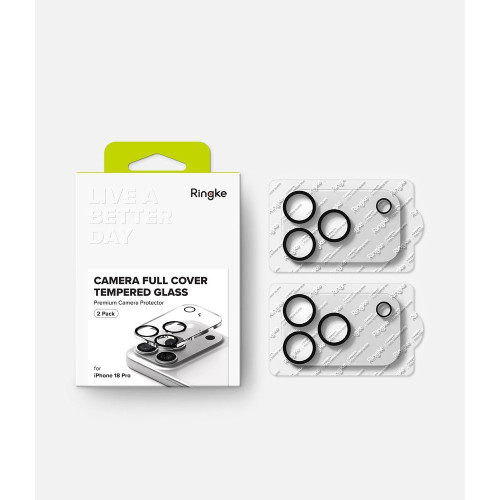 OsŁona Aparatu Ringke Camera Full Cover 2-pack Iphone 18 Pro Black, nézet 8