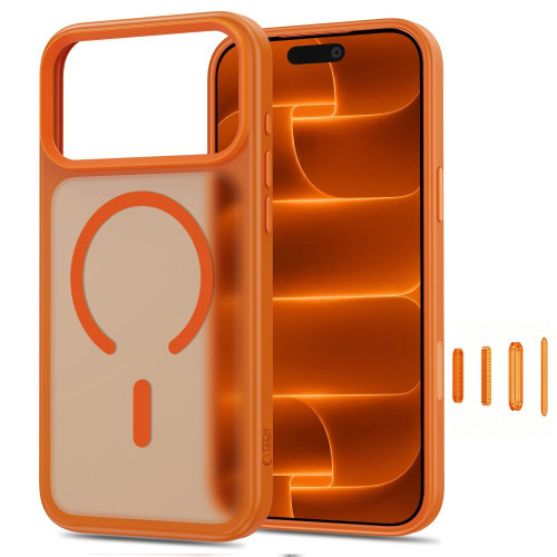 Tech-protect Magmat Magsafe Cc Iphone 17 Pro Max / 18 Pro Max Matte Cosmic Orange, view 2