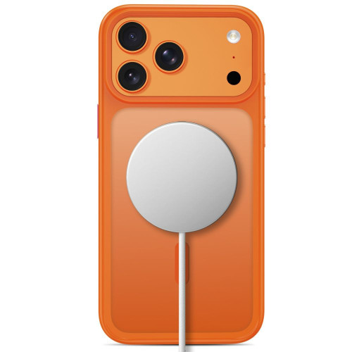 Tech-protect Magmat Magsafe Cc Iphone 17 Pro Max / 18 Pro Max Matte Cosmic Orange, view 3