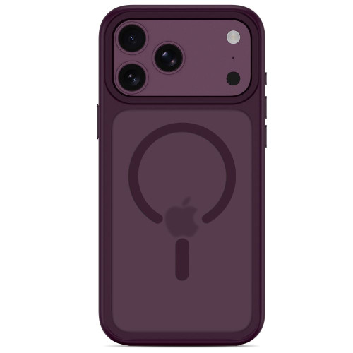 Tech-protect Magmat Magsafe Cc Iphone 17 Pro Max / 18 Pro Max Matte Burgundy, view 4