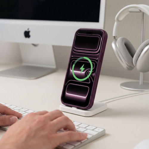 Tech-protect Magmat Magsafe Cc Iphone 17 Pro Max / 18 Pro Max Matte Burgundy, view 5