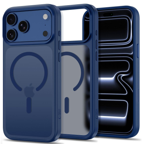 Tech-protect Magmat Magsafe Cc Iphone 17 Pro Max / 18 Pro Max Matte Deep Blue