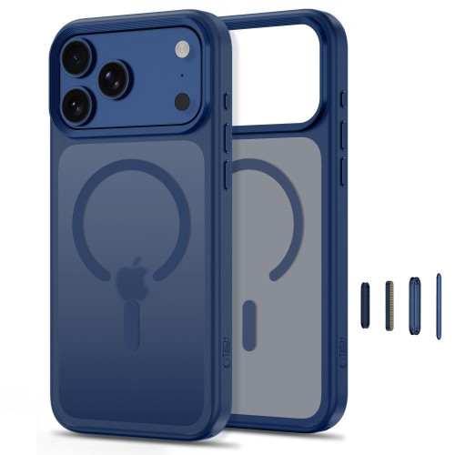 Tech-protect Magmat Magsafe Cc Iphone 17 Pro Max / 18 Pro Max Matte Deep Blue, view 2