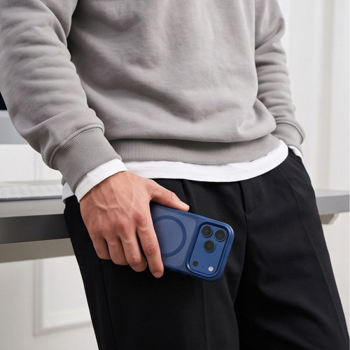 Tech-protect Magmat Magsafe Cc Iphone 17 Pro Max / 18 Pro Max Matte Deep Blue, view 6