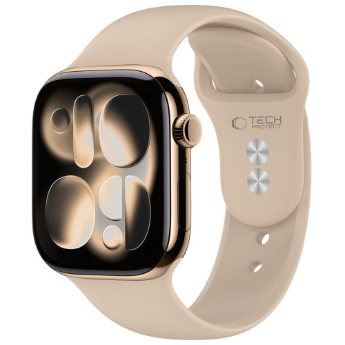 Tech-protect Silicone Apple Watch 8 / 9 / 10 / 11 / 12 / Se / Ultra (44 / 45 / 46 / 49 Mm) Walnut