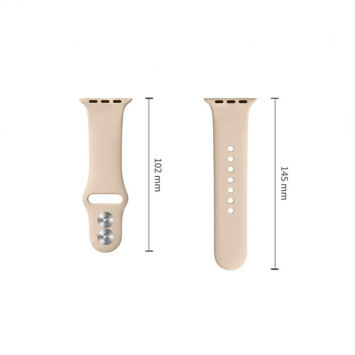 Tech-protect Silicone Apple Watch 8 / 9 / 10 / 11 / 12 / Se / Ultra (44 / 45 / 46 / 49 Mm) Walnut, όψη 3
