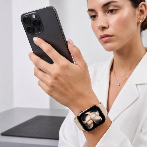 Tech-protect Silicone Apple Watch 8 / 9 / 10 / 11 / 12 / Se / Ultra (44 / 45 / 46 / 49 Mm) Walnut, pohled 5