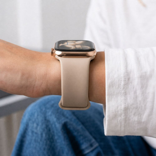 Tech-protect Silicone Apple Watch 8 / 9 / 10 / 11 / 12 / Se / Ultra (44 / 45 / 46 / 49 Mm) Walnut, pohled 7