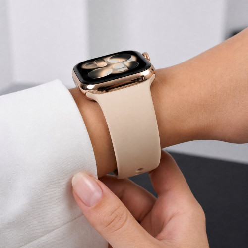 Tech-protect Silicone Apple Watch 8 / 9 / 10 / 11 / 12 / Se / Ultra (44 / 45 / 46 / 49 Mm) Walnut, pohled 8