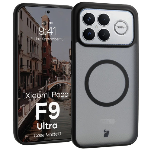 Bizon Case MatteO with magnetic ring for POCO F9 Ultra