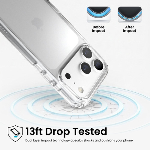 Speck Presidio Perfect Clear - Etui iPhone 18 Pro / 17 Pro (Clear), view 3