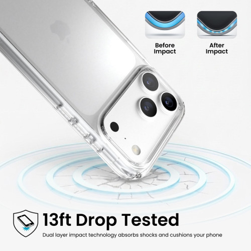 Speck Presidio Perfect Clear - Etui iPhone 18 Pro Max / 17 Pro Max (Clear), pohled 3