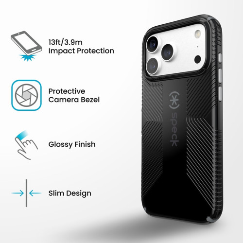 Speck Candyshell Icon MagSafe - Etui iPhone 18 Pro Max / 17 Pro Max (Black Licorice), pohled 5