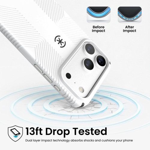 Speck Candyshell Icon MagSafe - Etui iPhone 18 Pro Max / 17 Pro Max (Vanilla Frost), pohled 3