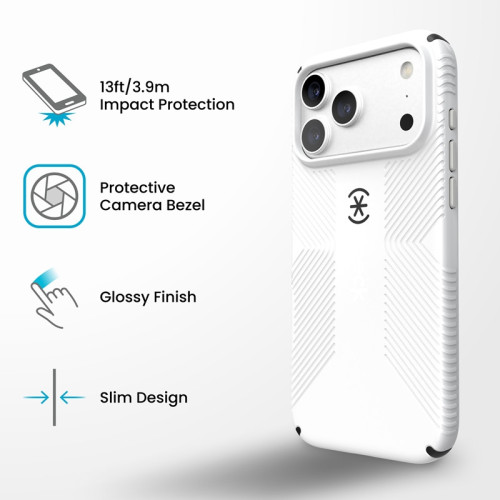 Speck Candyshell Icon MagSafe - Etui iPhone 18 Pro Max / 17 Pro Max (Vanilla Frost), pohled 5