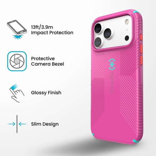 Speck Candyshell Icon MagSafe - Etui iPhone 18 Pro Max / 17 Pro Max (Bubblegum Pop), pohled 5