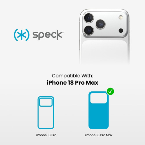 Speck Presidio Lux Grip MagSafe - Etui iPhone 18 Pro Max / 17 Pro Max (Obsidian), pohled 6