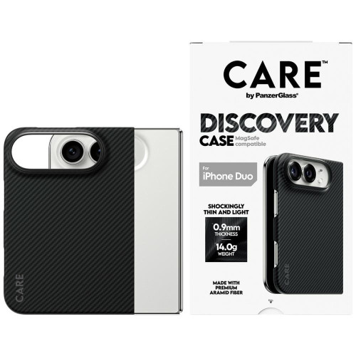 Etui CARE by PanzerGlass Discovery MagSafe do iPhone'a Duo z włókna aramidowego