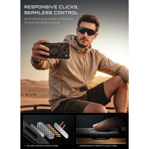Supcase Ub Grip Mag Magsafe Iphone 17 Pro / 18 Pro Black, view 7