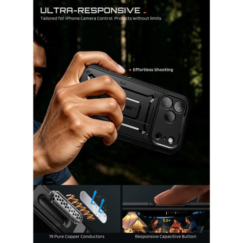 Supcase Unicorn Beetle Pro Iphone 17 Pro / 18 Pro Black, widok 8