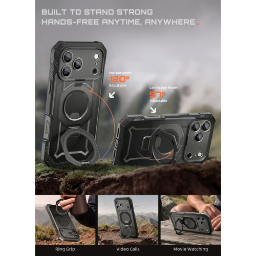 Supcase Grip Pro Mag Magsafe Iphone 17 Pro / 18 Pro Black, view 8