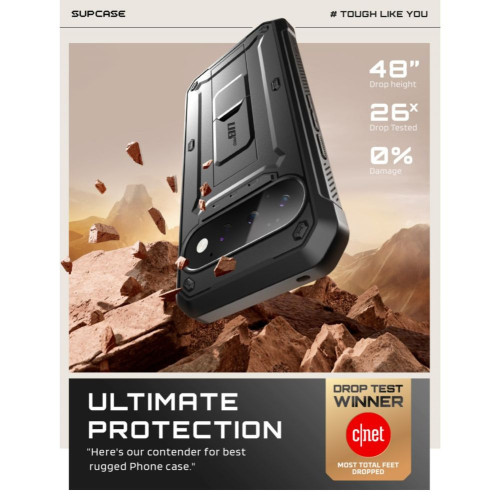 Supcase Unicorn Beetle Pro Google Pixel 11 Pro Black, nézet 3