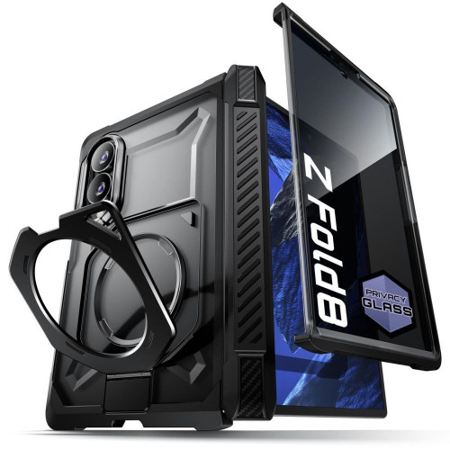 Supcase Ub Grip Mag Magsafe Galaxy Z Fold 8 Privacy Glass Black, view 2