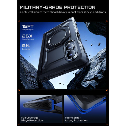 Supcase Ub Grip Mag Magsafe Galaxy Z Fold 8 Privacy Glass Black, view 6