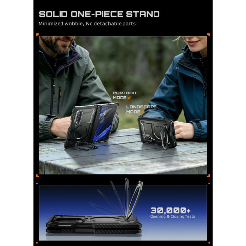 Supcase Ub Grip Mag Magsafe Galaxy Z Fold 8 Privacy Glass Black, Ansicht 8