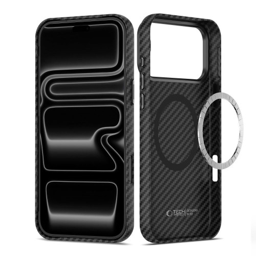 Tech-protect Ion Carbon Magsafe Iphone 17 Pro Max / 18 Pro Max Black/silver, view 2
