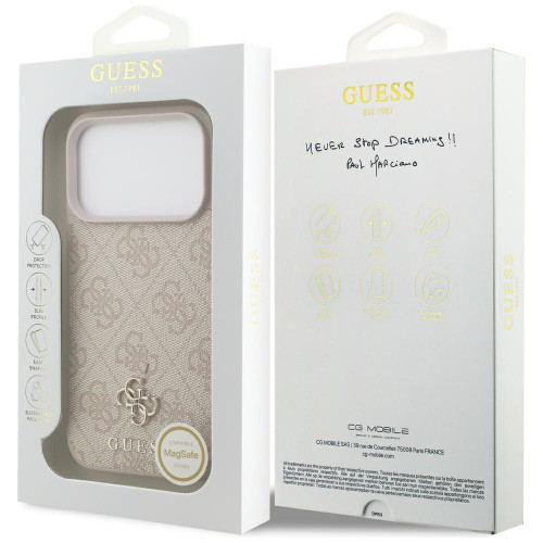 Etui Guess 4G Small Classic Logo MagSafedo iPhone 18 Pro / 17 Pro różowy, nézet 8