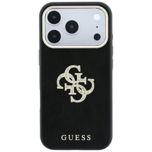 Etui Guess Smooth & Big Strass Logo do iPhone 18 Pro Max / 17 Pro Max czarny, view 3