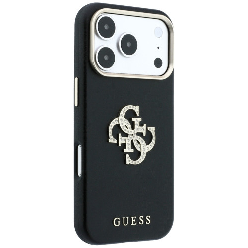 Etui Guess Smooth & Big Strass Logo do iPhone 18 Pro Max / 17 Pro Max czarny, view 4