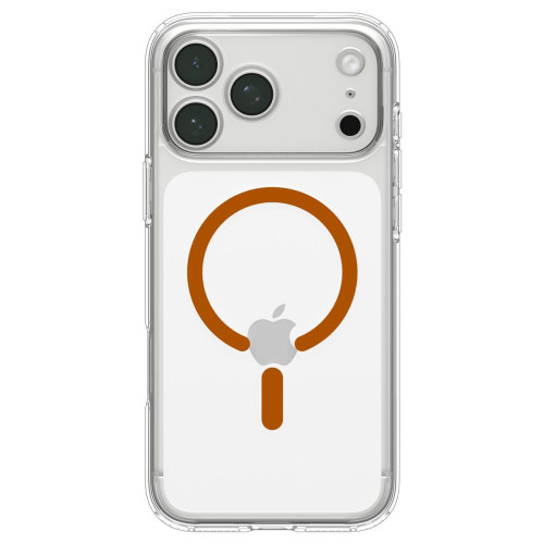 Spigen Ultra Hybrid Magsafe Iphone 17 Pro Max / 18 Pro Max Clear/orange, view 3