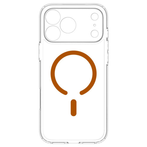 Spigen Ultra Hybrid Magsafe Iphone 17 Pro Max / 18 Pro Max Clear/orange, view 4