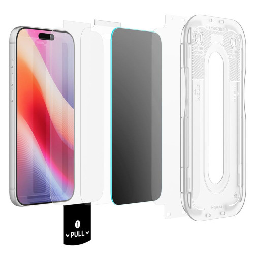 SzkŁo PrywatyzujĄce Spigen Glas.tr Ez Fit Pro Hd Ac 2-pack Iphone 18 Pro Max Privacy, widok 2