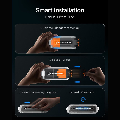 SzkŁo PrywatyzujĄce Spigen Glas.tr Ez Fit Pro Hd Ac 2-pack Iphone 18 Pro Max Privacy, widok 7