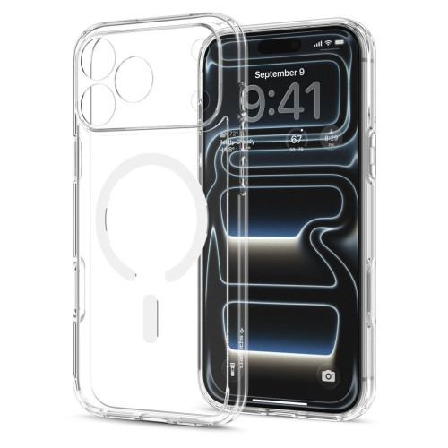 Spigen Ultra Hybrid Magsafe Iphone 17 Pro / 18 Pro Clear/white, widok 3
