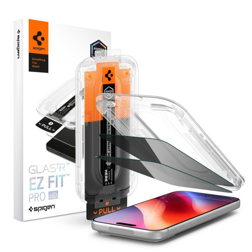 SzkŁo PrywatyzujĄce Spigen Glas.tr Ez Fit Pro Hd Ac 2-pack Iphone 18 Pro Privacy