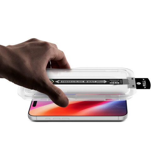 SzkŁo PrywatyzujĄce Spigen Glas.tr Ez Fit Pro Hd Ac Iphone 18 Pro Privacy, widok 3