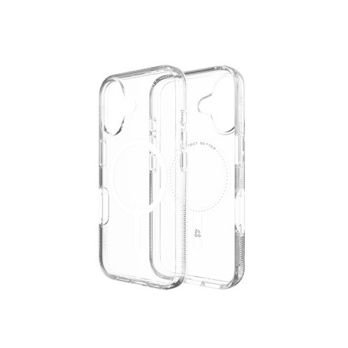 ZAGG Crystal Palace Snap - obudowa ochronna do iPhone 16 kompatybilna z MagSafe (clear), widok 3