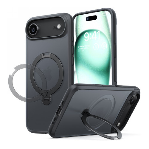 TORRAS Ostand Spin - etui do iPhone Air kompatybilne z MagSafe (black), view 2