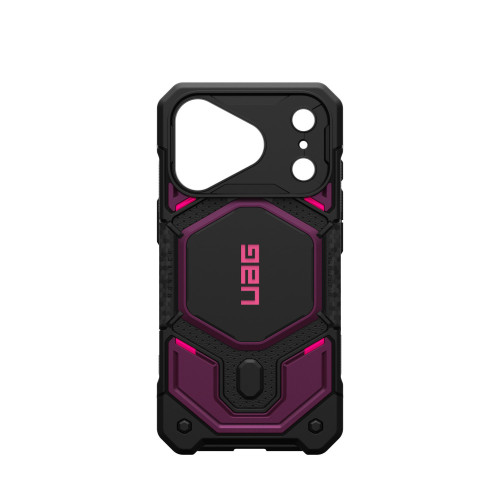 UAG Monarch Pro - etui do iPhone 18 Pro / 17 Pro kompatybilne z MagSafe (deep purple synth)