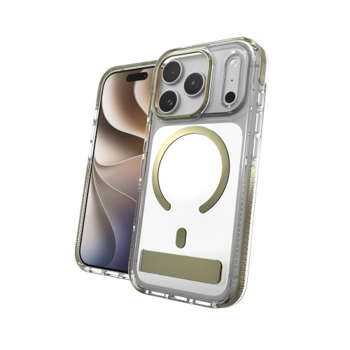 ZAGG Santa Cruz Snap KS Metallic - etui do iPhone 18 Pro / 17 Pro kompatybilne z MagSafe (gold), widok 8