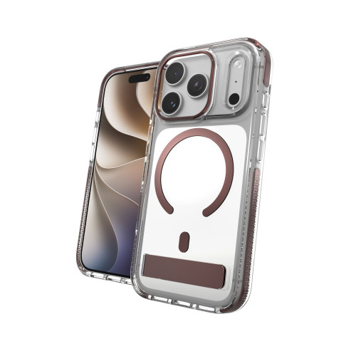 ZAGG Santa Cruz Snap KS Metallic - etui do iPhone 18 Pro / 17 Pro kompatybilne z MagSafe (burnt copper), widok 6