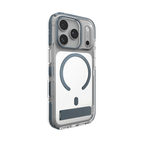 ZAGG Santa Cruz Snap KS Metallic - etui do iPhone 18 Pro / 17 Pro kompatybilne z MagSafe (blue shimmer)